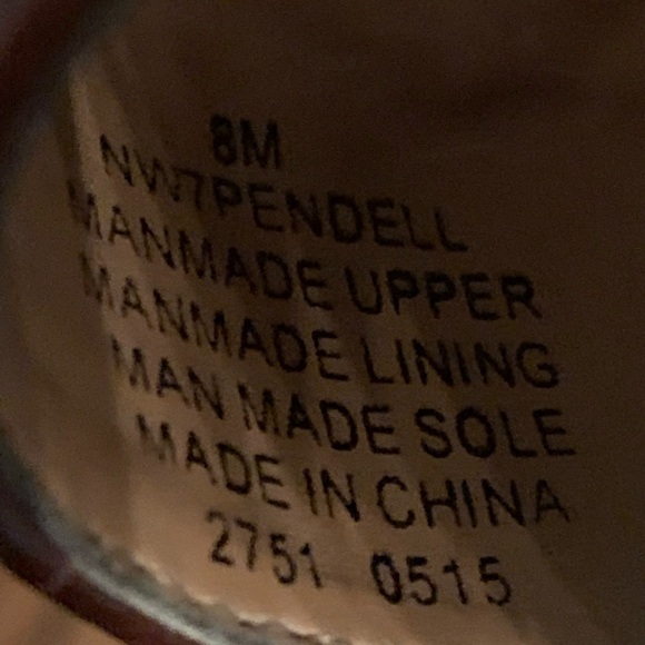 Nine West Brown Embossed Croc. Sandals Stack heels Peep Toes. 8M - Picture 7 of 7